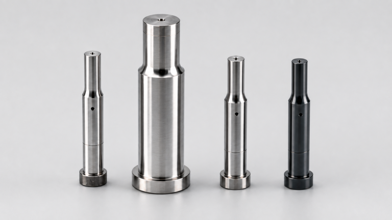 Bright and dark finished precision punch components