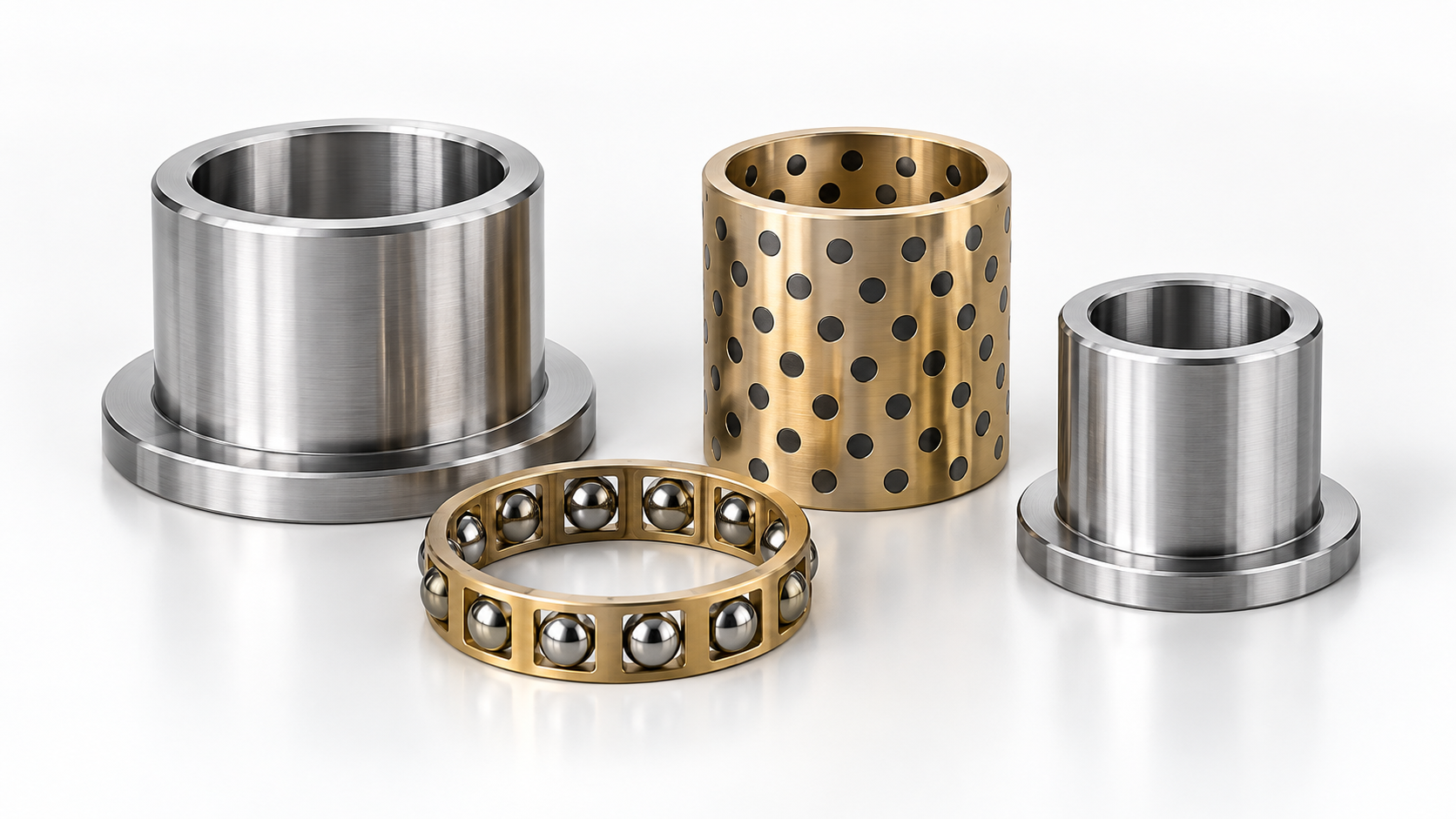 Guide bushings bronze ball cage and bearing retainer components